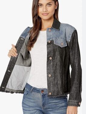La Vie Rebecca Taylor Denim Patch Jacket Women’s Small